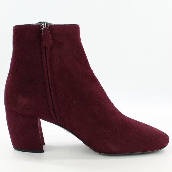 NEW Prada Suede Ankle Boots 36.5 | Work, Date Night & Elegant Fall Looks - Picture 6 of 16